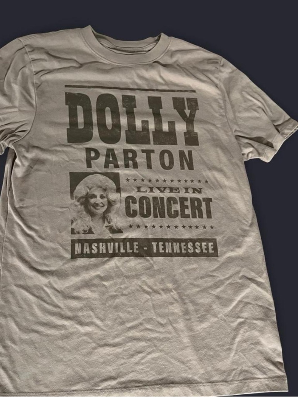 Dolly Parton Graphic Tee Small Nashville Concert Shirt
